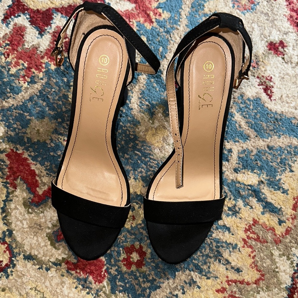 Black heels
